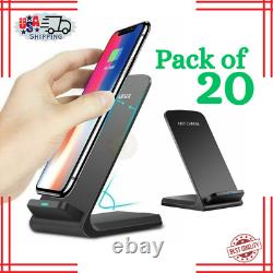 20 x Fast Wireless Charging Stand Dock For iPhone XR/11/12/13/14/15 Plus Pro Max