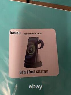 3 In 1 Wireless Charger Fast Charging Dock For Apple Watch Air Pods iPhone
