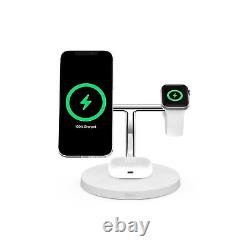 Belkin BOOST CHARGE PRO 3-in-1 Wireless Charger for iPhone 12 White (WIZ009ttWH)