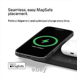 Belkin BOOSTCHARGE PRO 3-in-1 Wireless Charging Pad with MagSafe Black