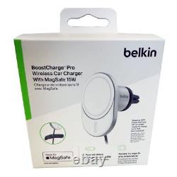 Belkin BoostCharge Pro Magnetic Wireless Car Charger with MagSafe 15W, WIC008
