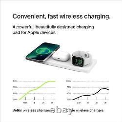 Belkin MagSafe 3-in-1 Wireless Charging Pad-Apple watch, iPhone-13,14,15