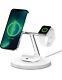 Belkin Magsafe 3-in-1 Wireless Charging Stand For Apple White