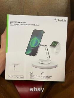 Belkin boost charge pro 3-in-1 brand new white