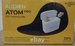 Hearing Aids Audien Atom PRO Wireless Portable- Charging Case NEW NO SEAL