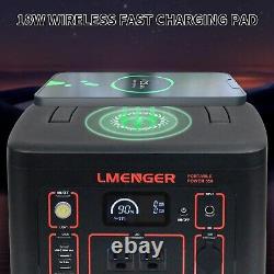LMENGER K5 Pro Portable Power Station 550With577Wh with Wireless Charging 18W Max