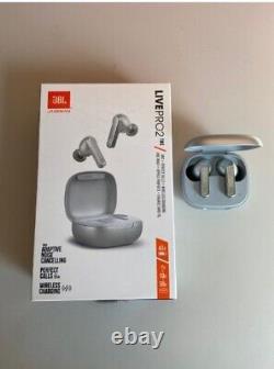 NEW JBL Live Pro 2 Noise-Canceling TWS Wireless In-Ear Headphones Earbuds Silver