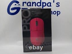 New Logitech G PRO X Superlight 2 Lightspeed Wireless Gaming Mouse, L/W (Pink)