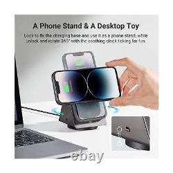 PITAKA 3 in 1 Wireless Charging Station Apple with Portable Battery Bank Mag