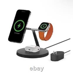 Wireless Charging Stand Fast Charging for iPhone, Apple Watch & AirPods