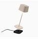 Zafferano Ofelia Table Pro Wireless Lamp (sand) Charging Base 11 Aluminium Ip54