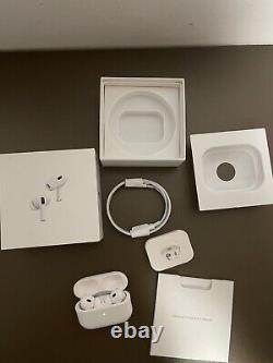 AirPods Pro 2ème Génération d'Apple avec Étui de Chargement sans Fil MagSafe Blanc