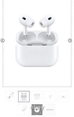 AirPods Pro 2ème Génération d'Apple avec MagSafe Étui de Charge sans Fil (USB-C)