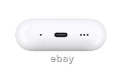 AirPods Pro 2ème génération d'Apple avec étui de chargement sans fil MagSafe en blanc