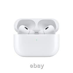 Apple AirPods Pro 2e génération avec boîtier de charge sans fil MagSafe Blanc