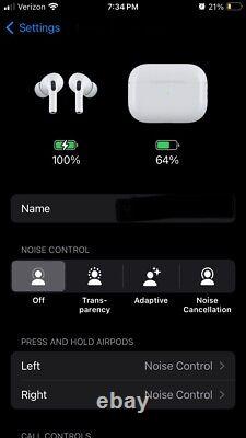 Apple AirPods Pro 2ème génération avec boîtier de chargement sans fil MagSafe Blanc