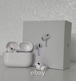 Apple AirPods Pro 2ème génération avec étui de chargement sans fil MagSafe blanc