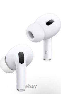 Apple AirPods Pro 2ème génération avec étui de chargement sans fil MagSafe blanc