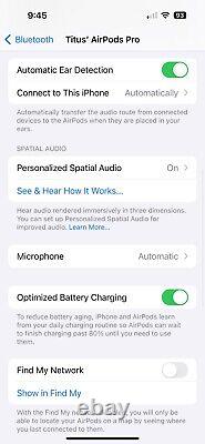 Apple AirPods Pro avec étui de chargement sans fil, d'occasion