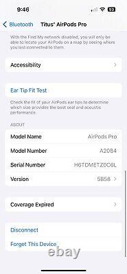 Apple AirPods Pro avec étui de chargement sans fil, d'occasion