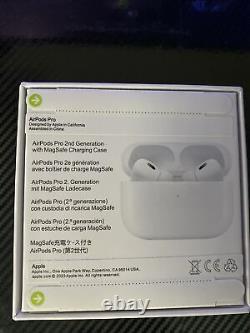 Écouteurs Apple AirPods Pro 2e génération avec boîtier de charge sans fil MagSafe (USB-C)