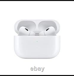 Écouteurs Apple AirPods Pro de 2e génération avec boîtier de charge sans fil MagSafe blanc
