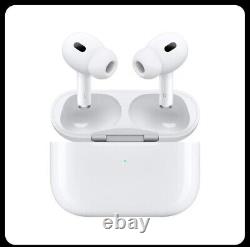 Écouteurs Apple AirPods Pro de 2e génération avec boîtier de charge sans fil MagSafe blanc