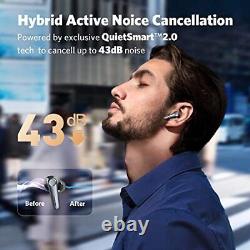 Écouteurs antibruit EarFun Air Pro 3, son adaptatif, charge sans fil