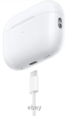 Écouteurs sans fil Apple AIRPODS PRO de 2e génération avec étui de chargement MagSafe blanc