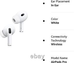 Écouteurs sans fil Apple AirPods Pro (2e génération) avec chargement USB-C