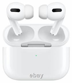 Étui de chargement sans fil blanc Apple AirPods Pro Authentique Garanti $249 au détail