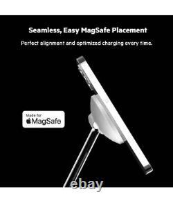 Support de charge sans fil Belkin MagSafe 3-en-1 pour Apple Blanc